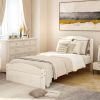 Platform Twin Bed Frame with Storage Drawer