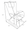 Rocking Chair Nursery, Solid Wood Legs