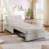 4-in-1 Sofa Bed, Chair Bed, Multi-Function Folding Ottoman Bed