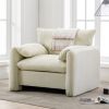 Modern  Chenille Oversized Armchair Accent Chair