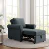 3-in-1 Sofa Bed Chair, Convertible Sleeper Chair Bed,Adjust