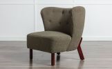 Accent Chair, Upholstered Armless Chair