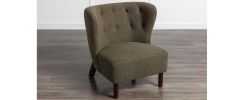 Accent Chair, Upholstered Armless Chair