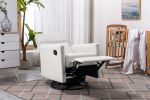 Modern Upholstered Rocker Nursery Chair   Swivel Recliner