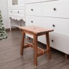 Acacia Wood Stool Rectangle Top Chairs