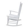 wooden porch rocker chair WHITE