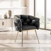 Luxury modern leisure velvet single sofa chair bedroom