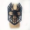 1pc Unusualitems Black Spider Red Eye Mask