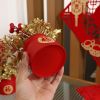 1pc New Year Spring Festival Pots; Artificial Flowers