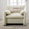 Modern  Chenille Oversized Armchair Accent Chair