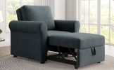 3-in-1 Sofa Bed Chair, Convertible Sleeper Chair Bed,Adjust