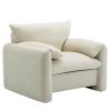 Modern  Chenille Oversized Armchair Accent Chair