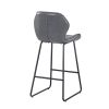 Leather Bar Chair with High-Density Sponge, PU Chair Counter