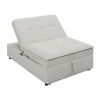 4-in-1 Sofa Bed, Chair Bed, Multi-Function Folding Ottoman Bed