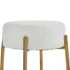 24" Tall, Round Bar Stools, Set of 2 -