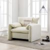 Modern  Chenille Oversized Armchair Accent Chair