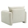 Modern  Chenille Oversized Armchair Accent Chair