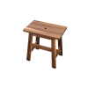 Acacia Wood Stool Rectangle Top Chairs