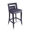 Suede Velvet Barstool with nailheads Dining Room