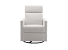 Modern Upholstered Rocker Nursery Chair   Swivel Recliner