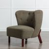 Accent Chair, Upholstered Armless Chair