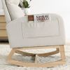 Modern Accent High Backrest  Rocking Chair