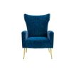 COOLMORE Accent Chair ,leisure single chair with Rose Golden feet