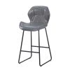 Leather Bar Chair with High-Density Sponge, PU Chair Counter