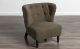 Accent Chair, Upholstered Armless Chair