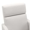 Modern Upholstered Rocker Nursery Chair   Swivel Recliner