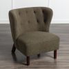 Accent Chair, Upholstered Armless Chair