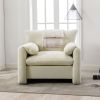 Modern  Chenille Oversized Armchair Accent Chair