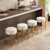 24" Tall, Round Bar Stools, Set of 2 -