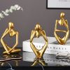 3pcs Abstract Villain Decorative Ornaments; Handmade Resin Handicrafts;