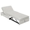 4-in-1 Sofa Bed, Chair Bed, Multi-Function Folding Ottoman Bed