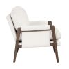 Mid-Century Modern Velvet Accent Chair,LeisureSolid Wood