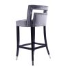 Suede Velvet Barstool with nailheads Dining Room