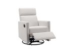 Modern Upholstered Rocker Nursery Chair   Swivel Recliner