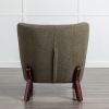 Accent Chair, Upholstered Armless Chair