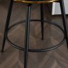 Gray Swivel Bar Stools - High-Back,