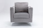 Modern Velvet Armchair Tufted Button Accent chair