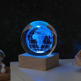 Cosmos Series Crystal Ball Night Lights; (Items: Earth)