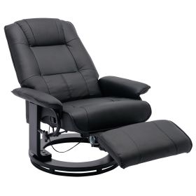 Faux Leather Manual Recliner,Adjustable (Color: as Pic)