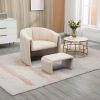 COOLMORE Accent Chair with Ottoman,