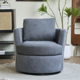 Swivel Barrel Chair, (Color: as Pic)