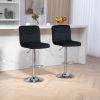 COOLMORE Bar Stools with Back and Footrest Counter Height Dining Chair