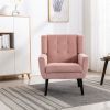 Modern Soft Velvet Material Ergonomics Accent Chair