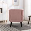 Modern Soft Velvet Material Ergonomics Accent Chair