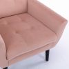 Modern Soft Velvet Material Ergonomics Accent Chair