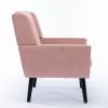 Modern Soft Velvet Material Ergonomics Accent Chair